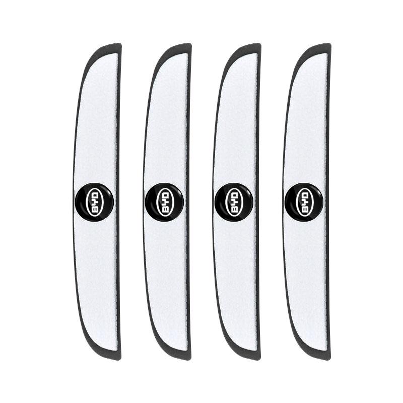 Car Door Anti-Collision Strip Rearview Mirror Protection Emblem Sticker For BYD Qing Song Tang Yuan F3 S6 F0 I3 S7 G3 E5 E2 E1