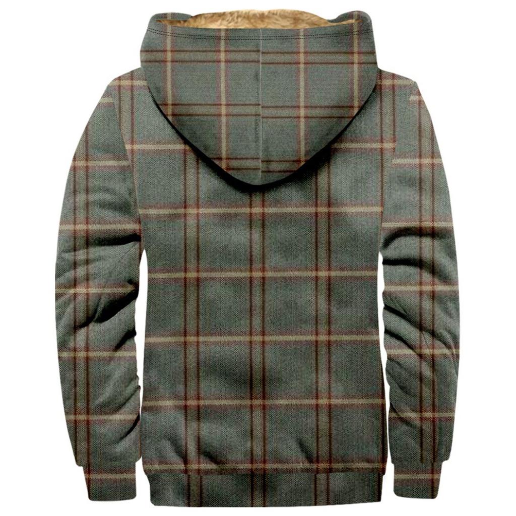 Men's Print Jacket Men's Spring And Autumn Casual Trend Zipper Hooded Jacket