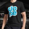 Dope (Co-op Logo Blue On Logo Active T-Shirt Funny Size S To 5XL