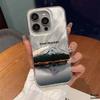 Schneebirge Handyhülle Für iPhone 17 17E 16 16E 15 14 13 12 11 Air Pro Max Plus Klar Weiches TPU Stoßfest Anti-Rutsch Hülle