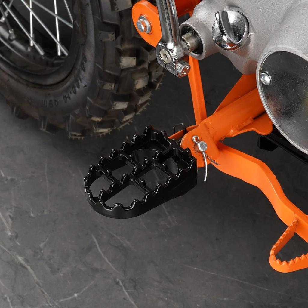 Dirt Bike Foot Pegs, Motorcycle Footpegs Pedals For 50CC 70CC 90CC 110CC 125CC Taotao PW50 PW80 TW200 XR50R CRF50 CRF70 CRF80 CRF100F Dirt Pit Bike