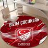 Personalized Bizim Çocuklar Türkiye Round Chair Office Rug - Perfect for Mat, Office Chair & More - Ideal Gift for Birthdays and Holidays