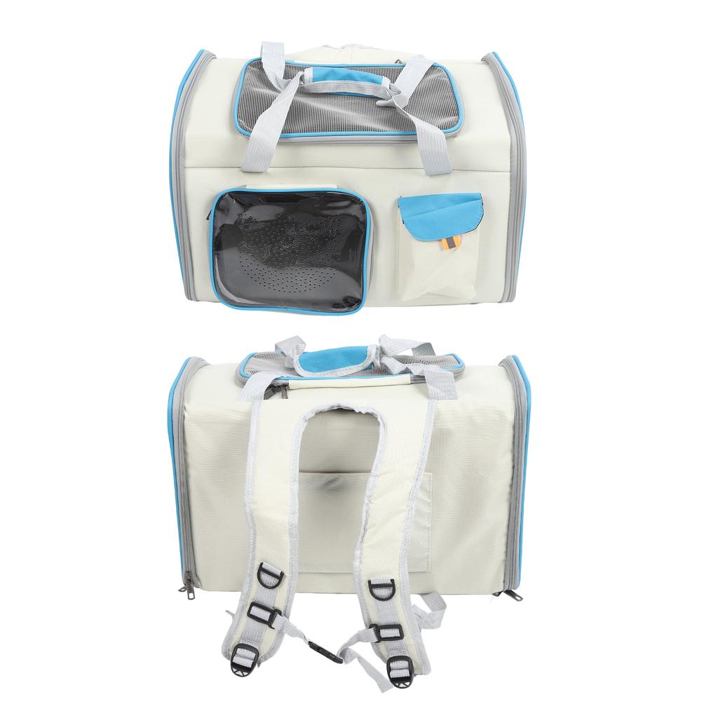 Pet Carrier Breathable Mesh Pet Carrier Backpack Large Capacity Portable Cat Carrier Easy to Clean Dog Carrier for Outdoors