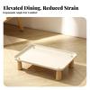 Pet Feeding Stand Minimalist Elevated Bowl Sturdy for Pets, Cats