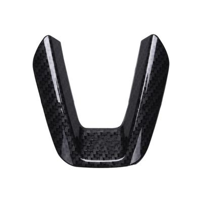 Stylish ABS Trim Decorative Accent Steering Wheel Trim Decorative Accent Vehicle Accessories Simple Installs for Vehicle