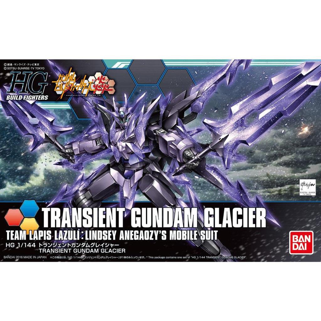 HGBF Gundam Build Fighters Flame Try Transient Gundam Glacier Scale Plastic Model 1/144 Color-coded