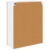 Hanging Cabinet with Door Rustic Wood Look 80 X 31 X 100 Cm Engineered Wood
