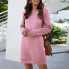 Women's Sweatshirts Color Long Sleeve Personality Loose Casual Dress