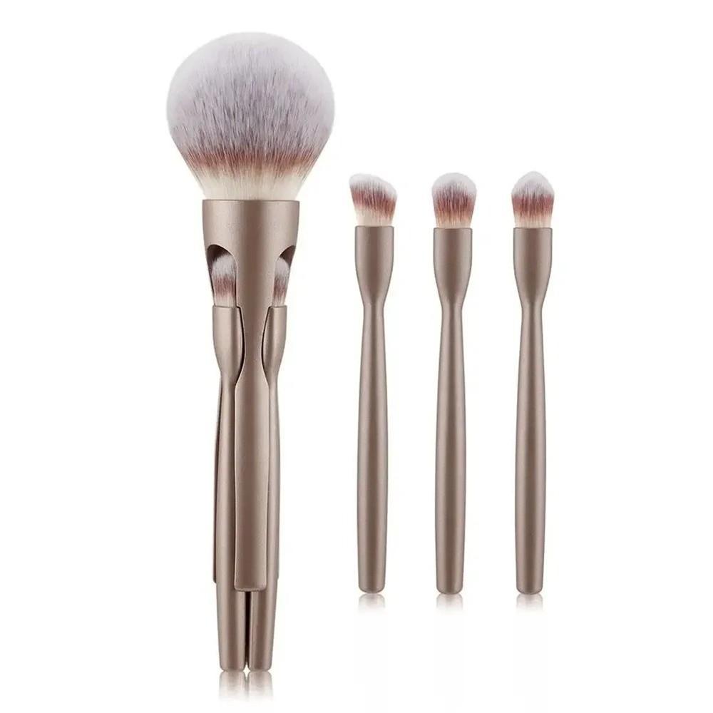 High Coverage 4-in-1 Transformable Brush Multi-purpose Powder Blush Brush Makeup Tools
