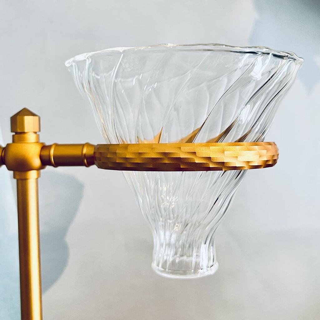 WOOD SHOW Coffee Equipment Coffee Drip Coffee Coffee Server Set Stand, Dripper, (Dripper)