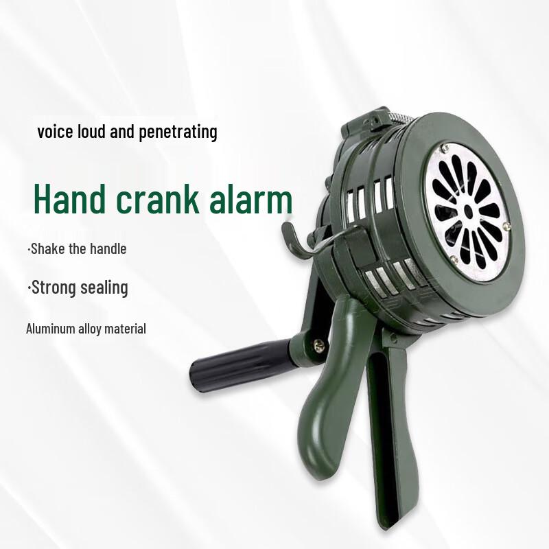 Portable Hand-Crank Rescue Alarm