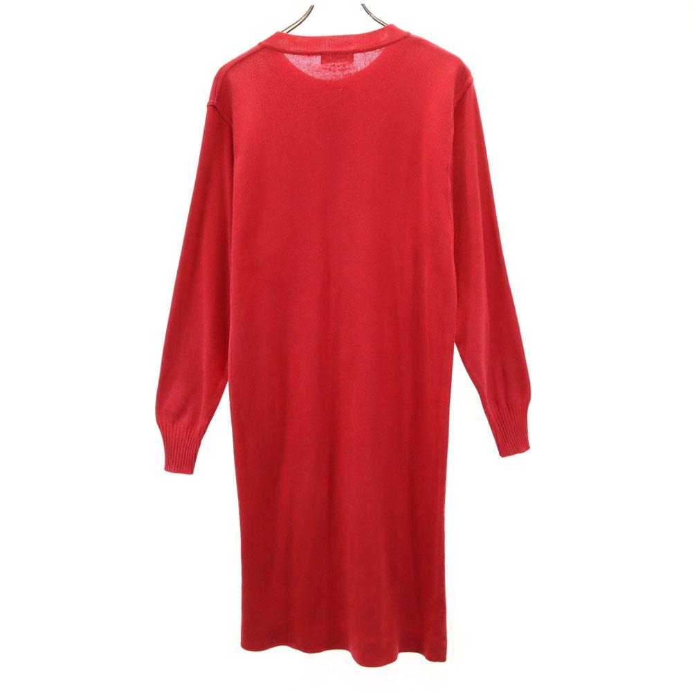 Chloe Long Sleeve Knit One Piece 40 Red Women Used