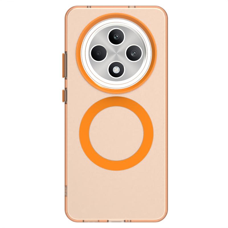Transparent Case For Oppo Reno 12 FS Case Magnetic Adsorption Wireless Charge Cover Oppo Reno 12 FS Case For Oppo Reno 12 FS 12F