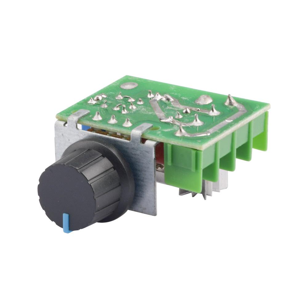 1 Stück 2000W Spannungsregler AC 220V Motordrehzahlregelung Bürstenloser elektronischer Thyristor-Dimmer Temperaturregelschalter