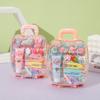 Girl Princess Trolley Case Diy Hairpin Jewelry Box Simulation Hairpin Treasure Box Play House Toy Gift