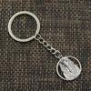 Fashion 30mm Key Ring Metal Key Chain Keychain Jewelry Antique   Plated Egyptian King Tut Tutankhamen 26x23mm Pendant