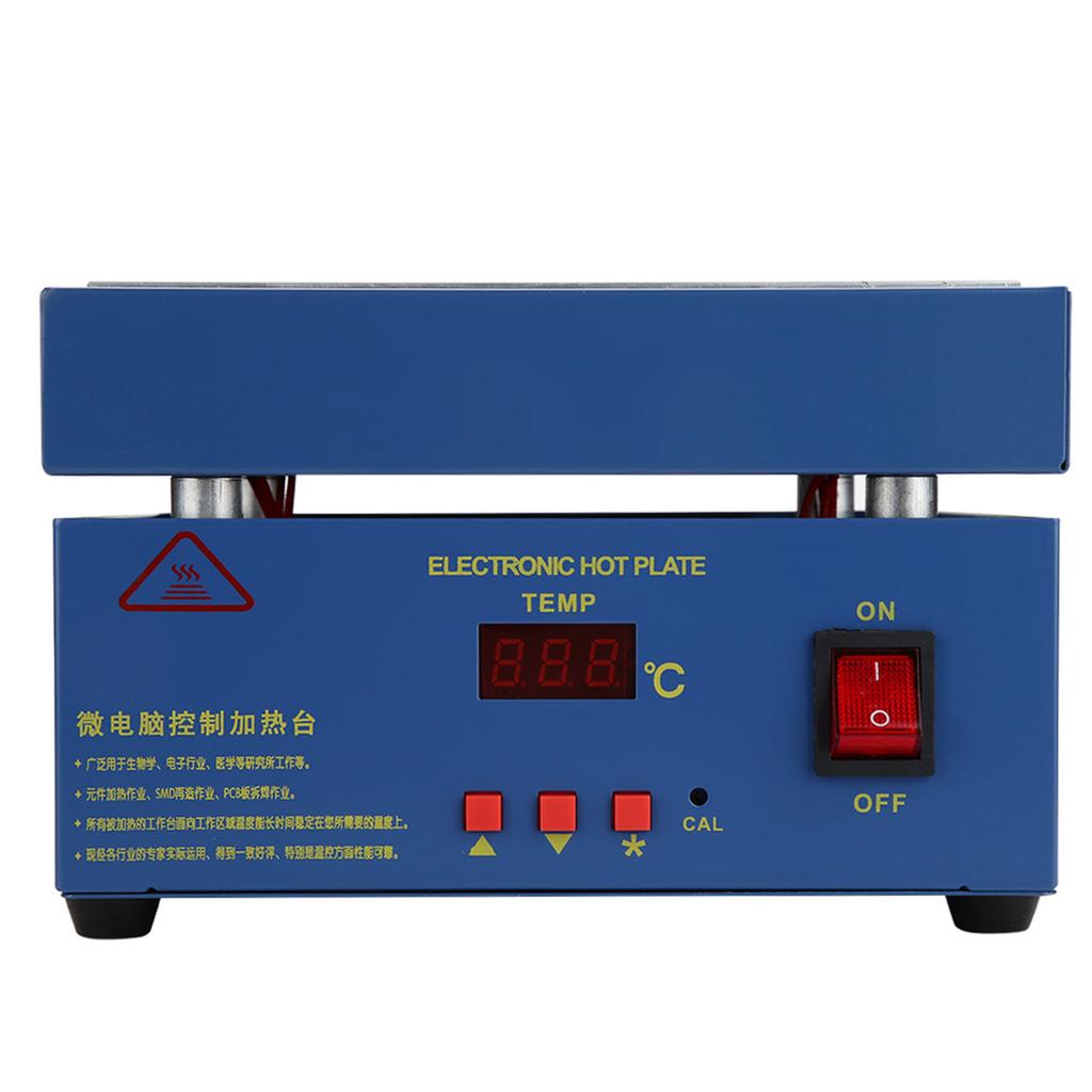 200*200mm LED Microcomputer Electric Heating Plate Preheating Station 800W