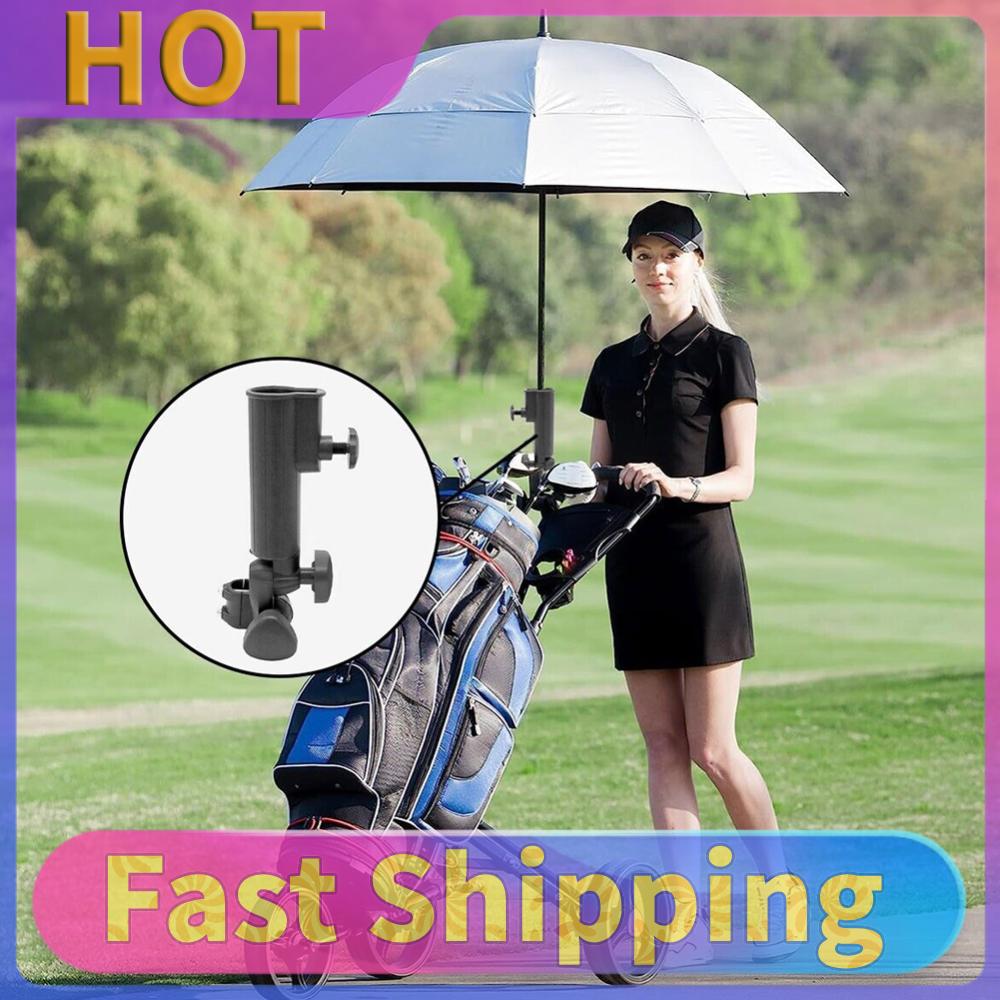 Umbrella Storage Stand Multifunction Umbrella Mounting Device Adjustable Angle Umbrella Support Frame for Golf Cart Wheelchair