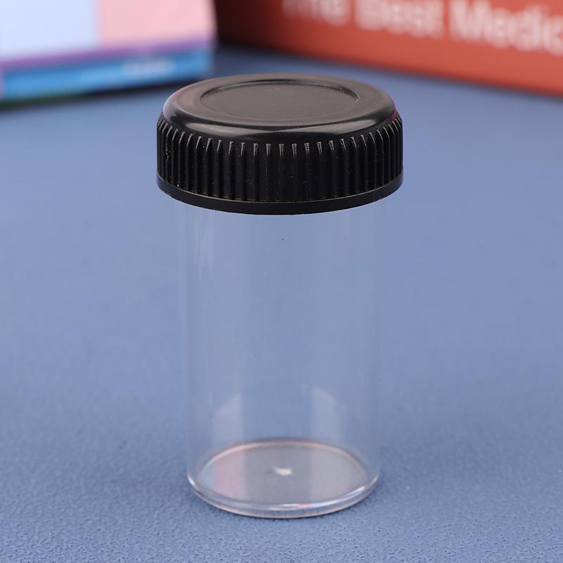 1 Stück Biologisches Mikroskop Objektiv Aufbewahrung Kunststoffbox Flasche Etui Staubschutzhülle