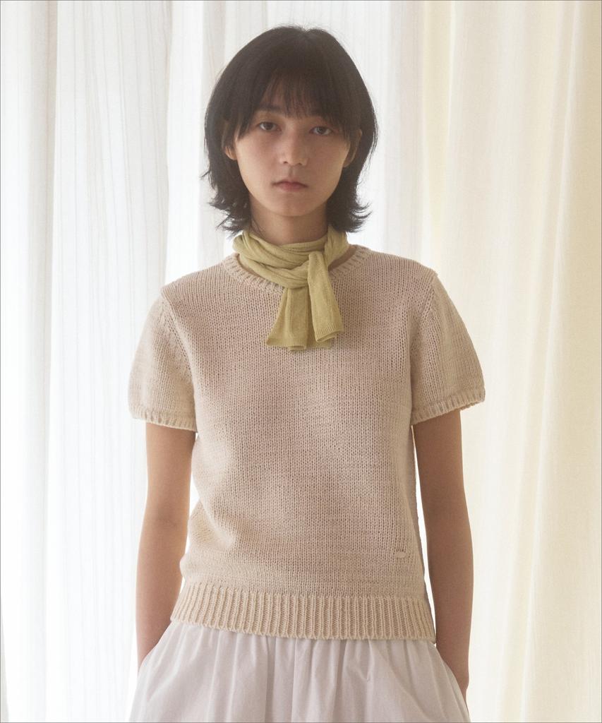 Manggomaenipeullijeu Majo Cotton Knit_Natural