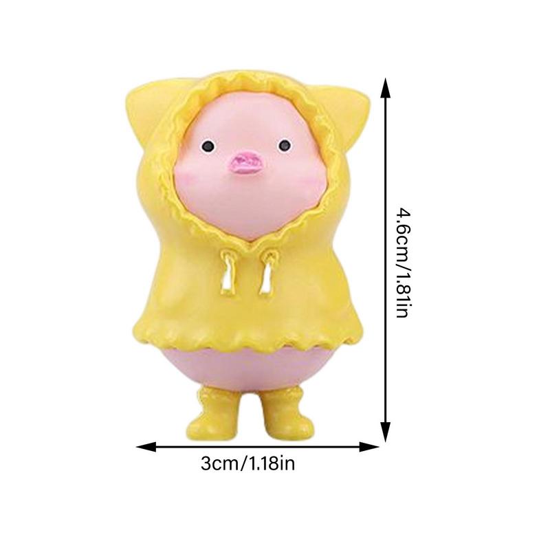 Cute Pig Car Outlet Vent Clip Cartoon Pink Animal Air Conditioning Clip Car Interior Decoration Gift For Girl