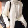 Fur Integrated Vest Women's Rhombus Texture Vest Spring and Autumn New Models Are Now Popular Lamb Wool Coat