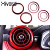 For MG ZS Car Accessories -2017 Auto Air Conditioning Outlet Cover Sticker Stainless Steel Vent Interior Decoration Stylings