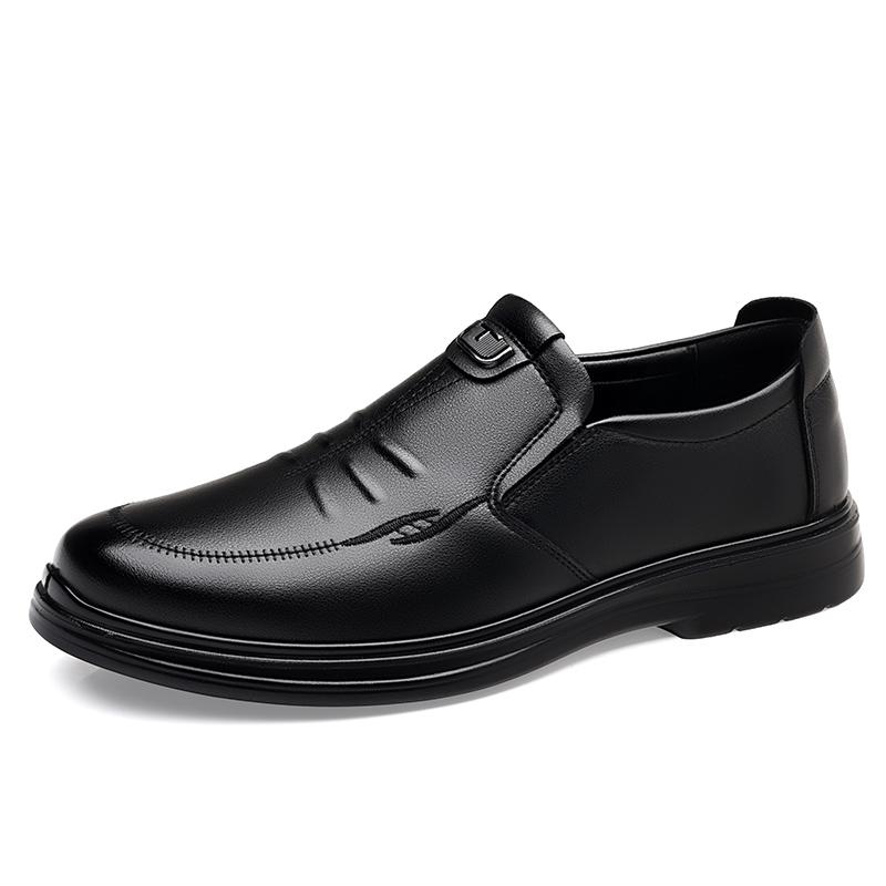 Fashion Business Leather Men Casual Shoes Formal Dress Mens Loafers Moccasins Breathable Slip on Male Boat Shoes Comfy Driving Footwear
