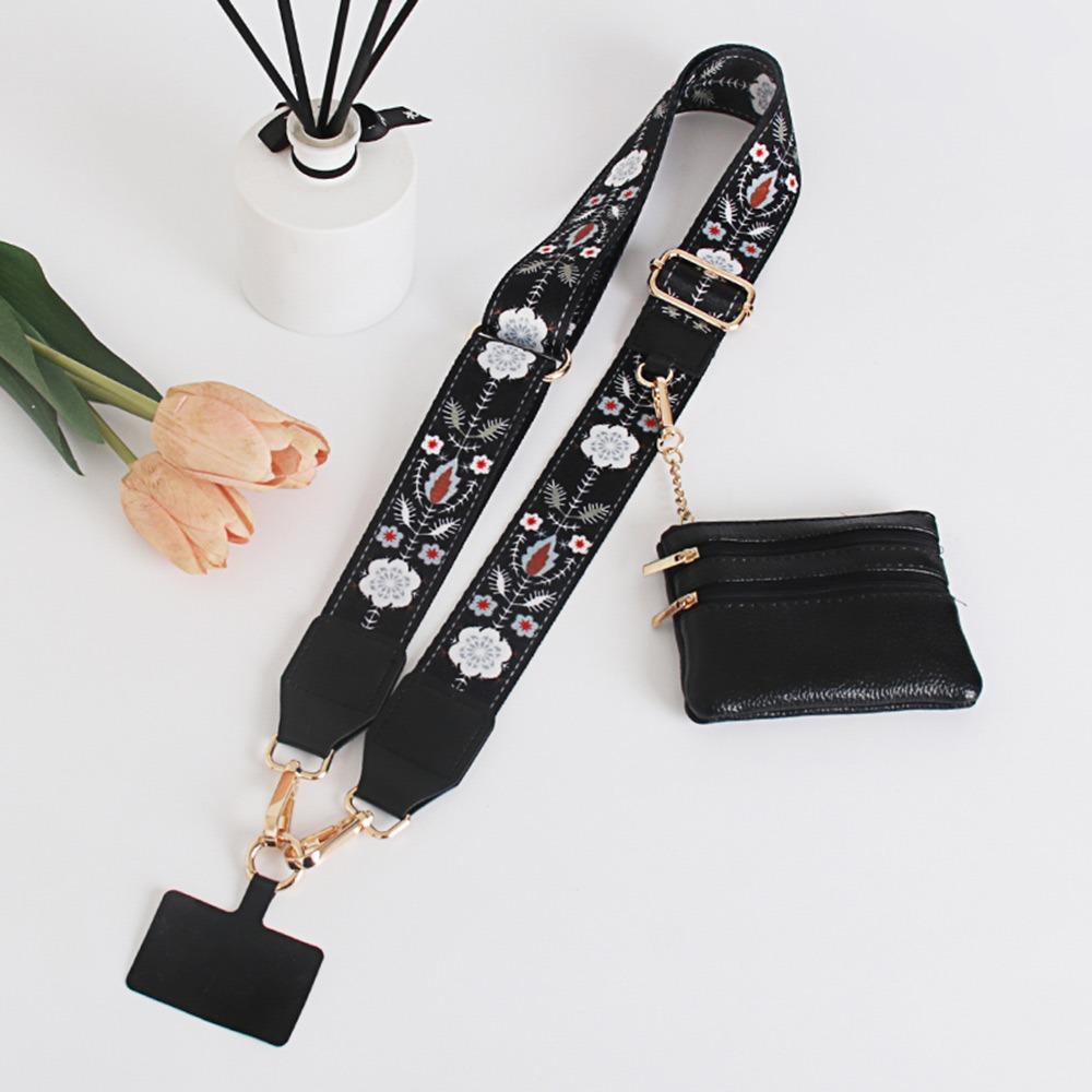Adjustable Phone Strap Anti Loss Clip and Go Strap Multifunction Phone Lanyard for Woman