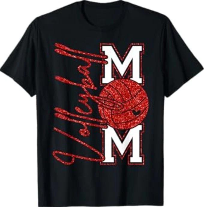 Volleyball Mom Game Day Mama Volleyball Gift T-Shirt XXL