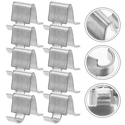 10pcs Shelf Supports for Iron Cabinets Heavy Duty Metal Shelf Clips Suitable for Kitchen Cabinets Shelving Hardware
