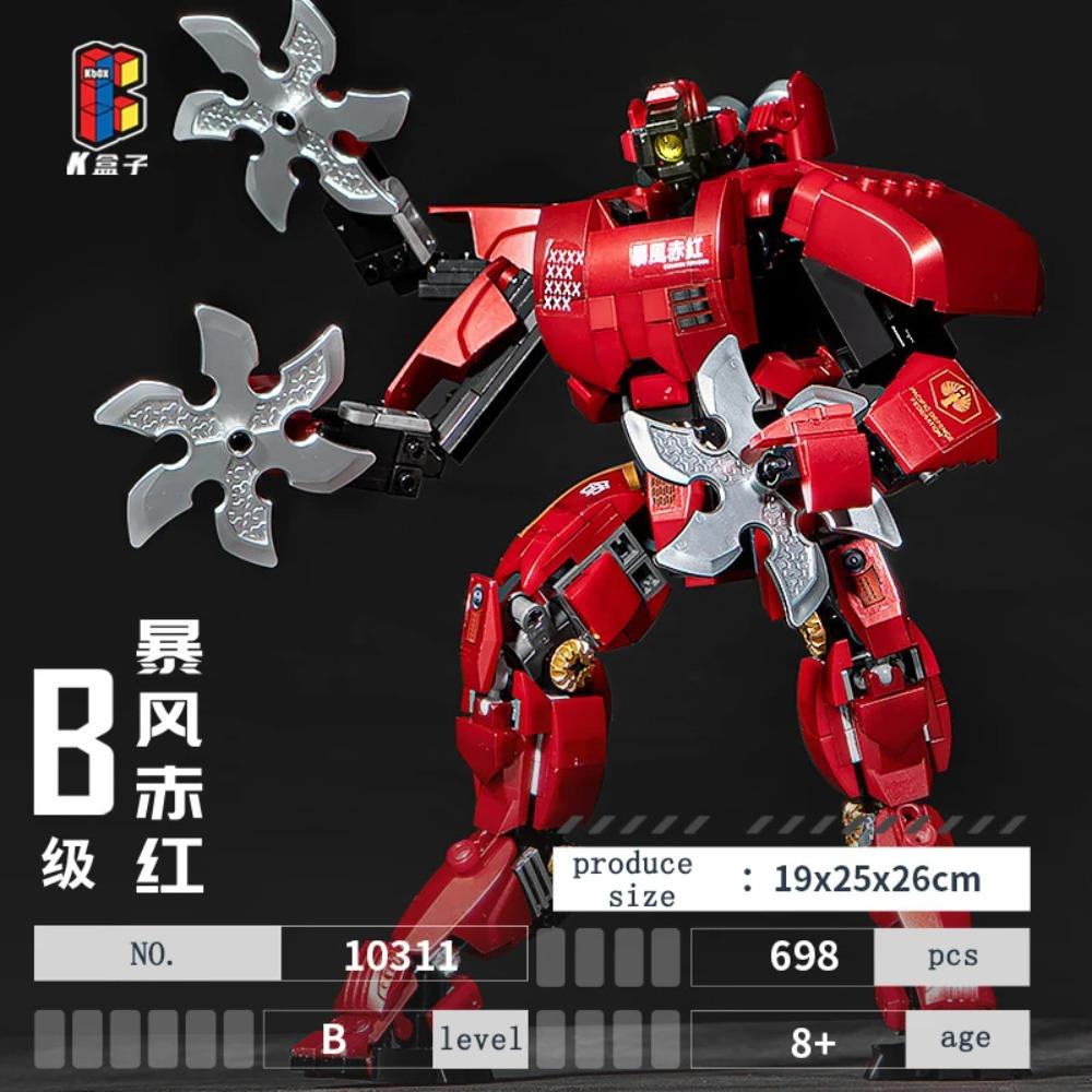 KBOX Hunter Roboter Bausteine Film Mecha Krieger Montagespielzeug ABS-Kunststoff Gipsy Danger Modell Sammlerstücke Kinderspielzeug