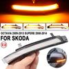 2 Pieces For Skoda Octavia 2009-2013 SUPERB 2008-2014 Dynamic LED Turn Signal Blinker Mirror Flasher Light
