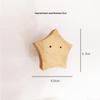 Creative Beech Wood Adhesive Hooks – Funny Animal Design Coat & Hat Hooks for Behind-the-Door Use