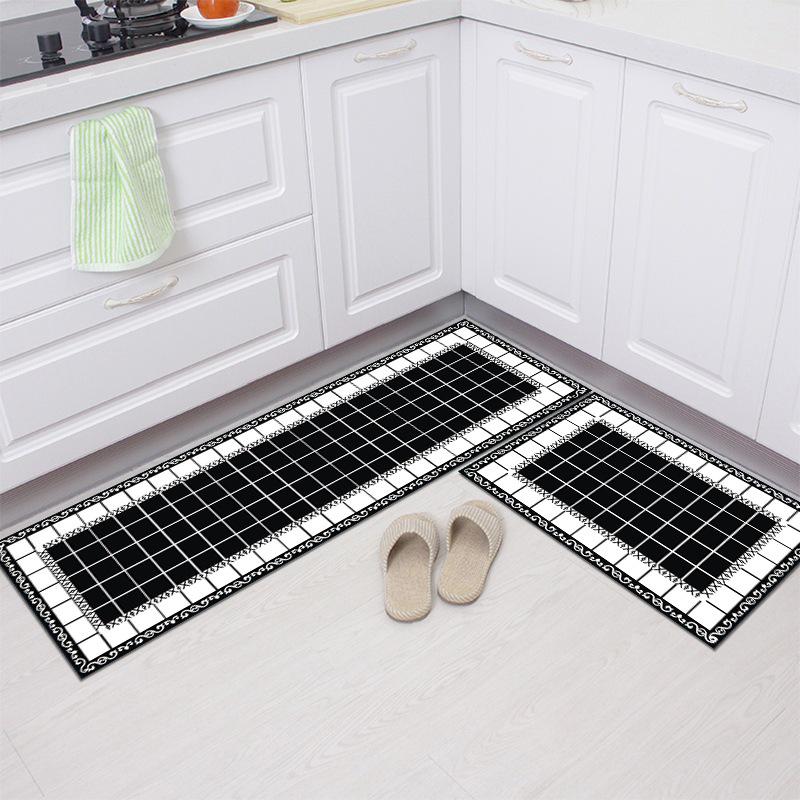 Absorbent Non-Slip Kitchen Floor Mat - Dirt-Resistant Long Strip for Doorways, Bedrooms, and Bathrooms