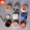 Привет керамическая кухонная коробка для приправ Ретро цвет деления чайные контейнеры для еды контейнеры для еды дорожная бутылка для хранения кофе фарфоровая банка для специй