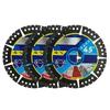 Saw Cutting Disc 3-Piece Multi-Purpose Cutter Discs Grinding Wheel Tools for Tiles Marbles Concrete Steel PVC Pipes Stones Metal