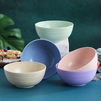 Nordische Weizenstrohschale - Vielseitig für Zuhause, Müsli, Instant-Nudeln oder Büroessen. Kreative Geschenkidee. Große Größe.