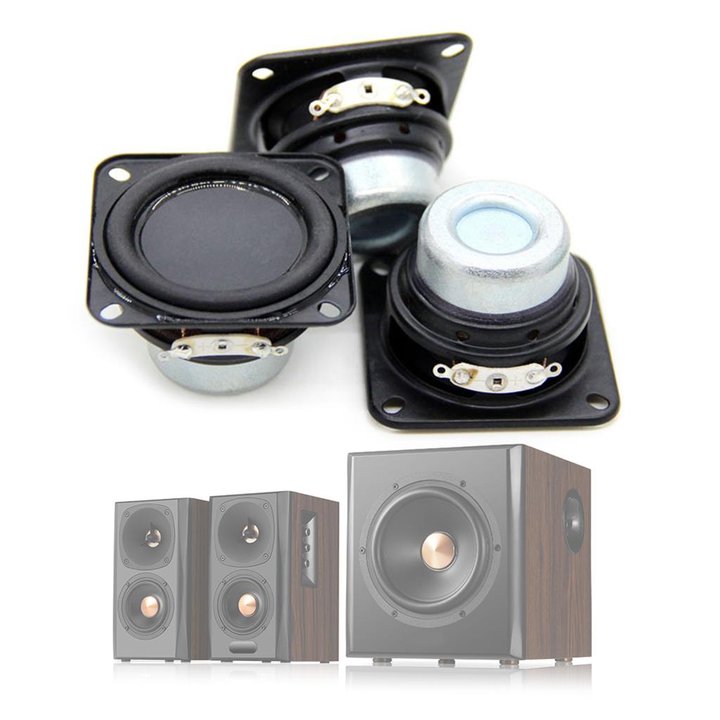 2Pcs Portable Full Range Audio Speaker 47mm 4 Ohm 15W Bass Sound Amplifier LoudSpeaker DIY Bluetooth Speakers