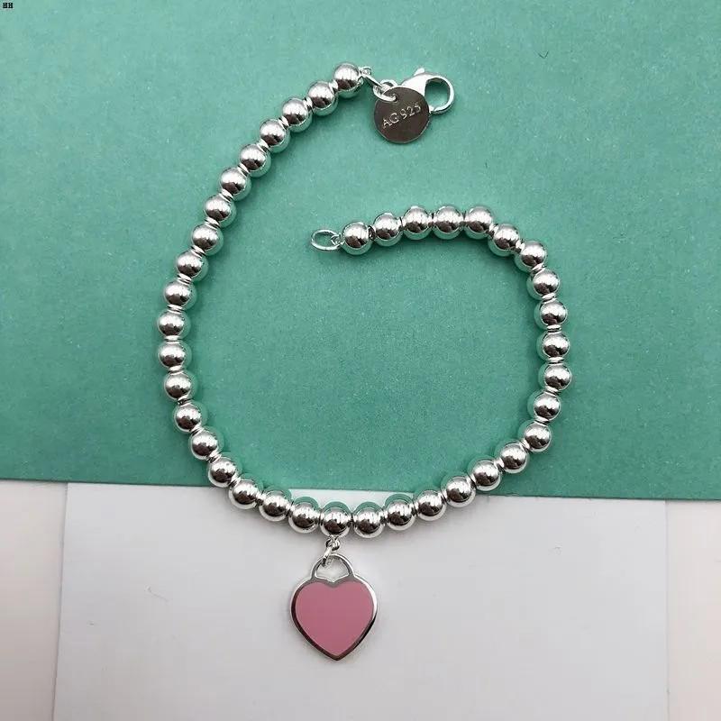 Elegant Women’s Love Heart Bracelet: Simple, Versatile, Fresh Bead Design for Daily Fashion