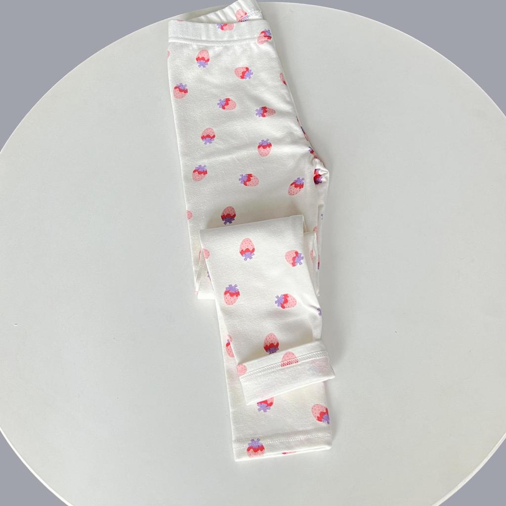 Autumn/Winter Girls' Cotton Thermal Leggings: Thick, Elastic, Slimming, Versatile