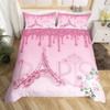 Silver Glitter Bedding Set Bling Party Decorations Duvet Cover For Kids Boys Girls Teens Diamond Comforter Cover Room Decor 3Pcs