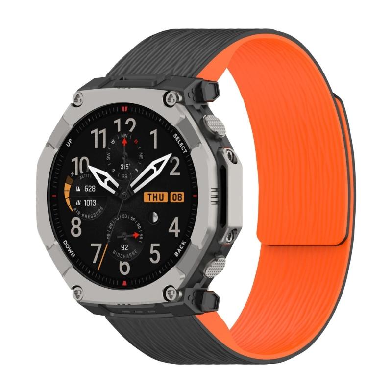 Weiches Silikon-Sportarmband Geeignet für 26MM Smartwatch Magnetverschluss Design Leicht für Watch Ultra2