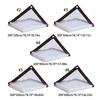 Tear Resistant Plastic Sheeting With Rustproof Grommets Tear Resistant  Waterproofing Solution Suitable For Home Gardens