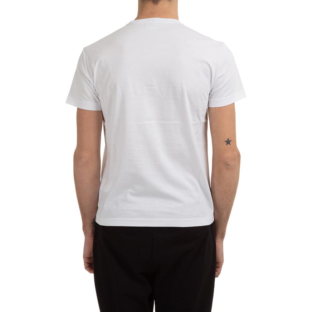 Emporio Armani EA7 SS21 Short Sleeved T Shirts Men's White 3KPT11-PJ02Z-1100