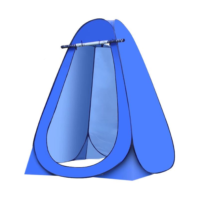 

1 шт. Палатка для купания на открытом воздухе, Портативная палатка-туалет для улицы, Палатка для переодевания, душа, купания, Модернизированная многоцелевая палатка, Портативное хранение синий