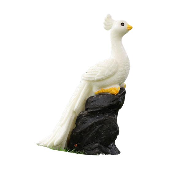 Kreativní figurka Páv Dekorativní kompaktní fotografické rekvizity