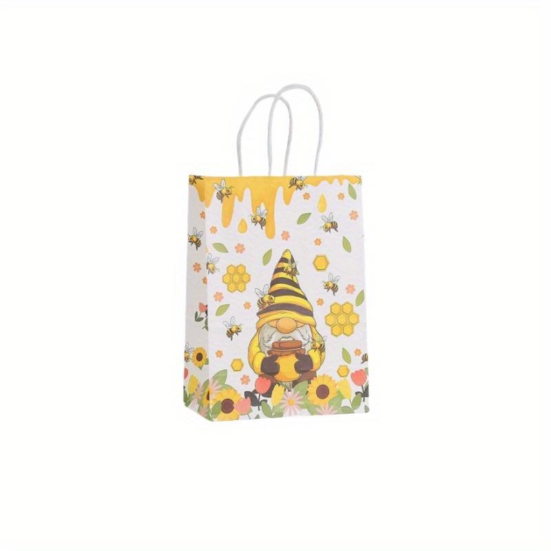 6pcs Paper Gift Bags for Holiday Packaging, Supermarket Shopping Bags, Party Favor Bags