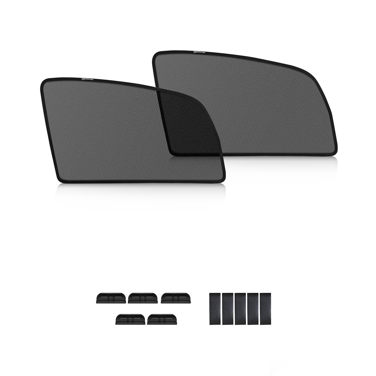 

mesh sunshades for Mitsubishi Delica CV Mesh for driver and passenger Sun outdoor screen magnetic shades Vehicle-specific D5 series. shades/sunshades чёрный