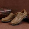 Luksusowa Marka Męskie Buty Casual Skóra Naturalna Męskie Biznesowe Płaskie Najwyższej Jakości Męskie Oksfordy Ręcznie Robione Oddychające Buty do Chodzenia